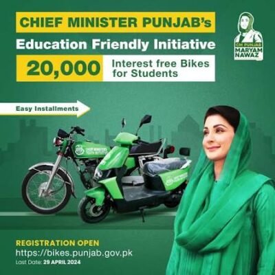 CM Punjab E-Bike Scheme for Female Students: Special Quota Explained